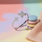Set Brățară + Inel Floral Embrace – Bijuterii Sia House